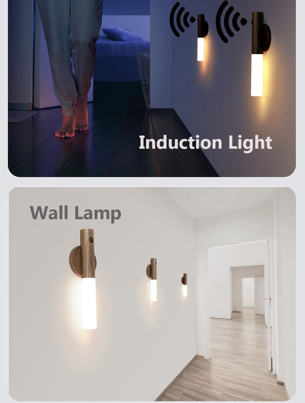 MagnetTourch™ LED motion detector Rechargeable night light