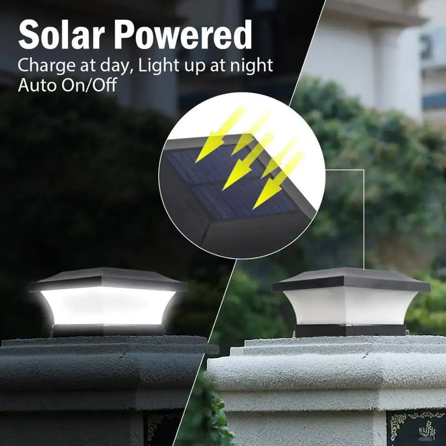 Nugee Short Light | Solar-Powered Column Light for Outdoors