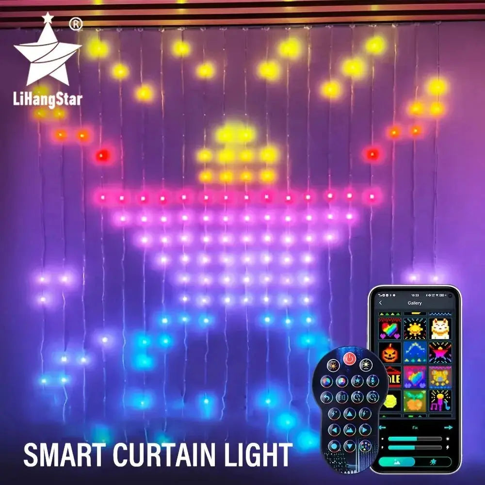 LED Rhythm Curtains with Lights