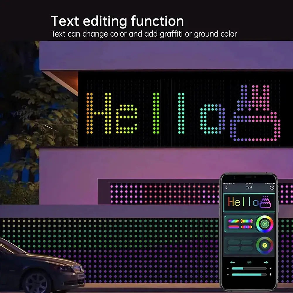 LED Rhythm Curtains with Lights