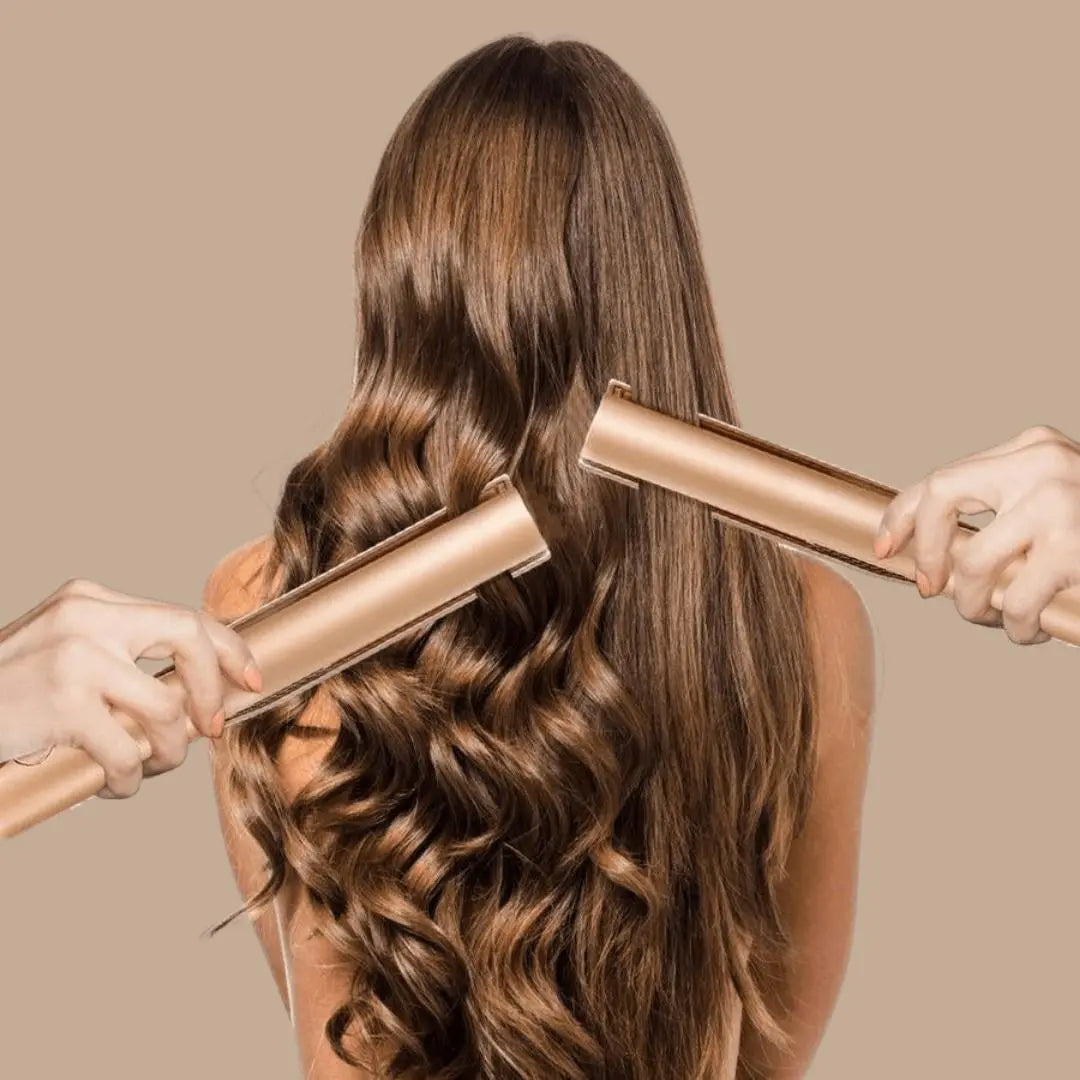 CurlnStraight™ | Perfect Curls or Sleek Straight — All in One Tool!