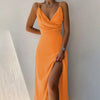 Victoria™ | Elegant High-Slit Maxi Dress