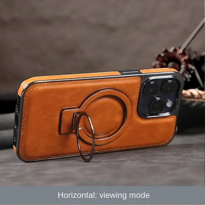 LuxVerge™ | Secure Your iPhone in Leather Luxury