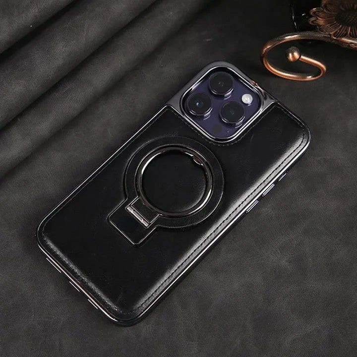 LuxVerge™ | Secure Your iPhone in Leather Luxury