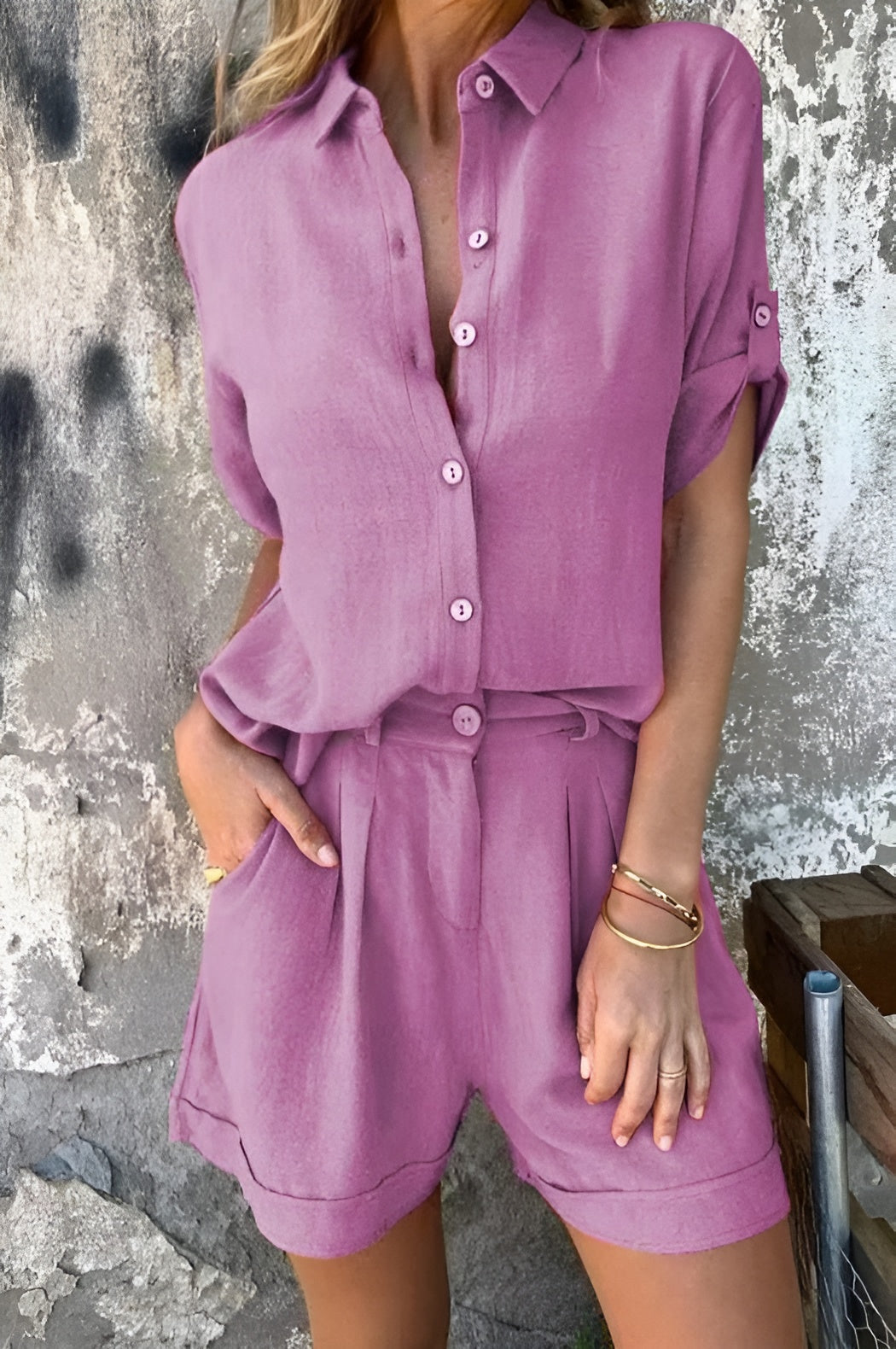 Chloe™ | Effortless Top And Shorts For Warm Days