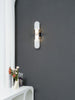 Melange Elongated Alabaster Wall Lamp