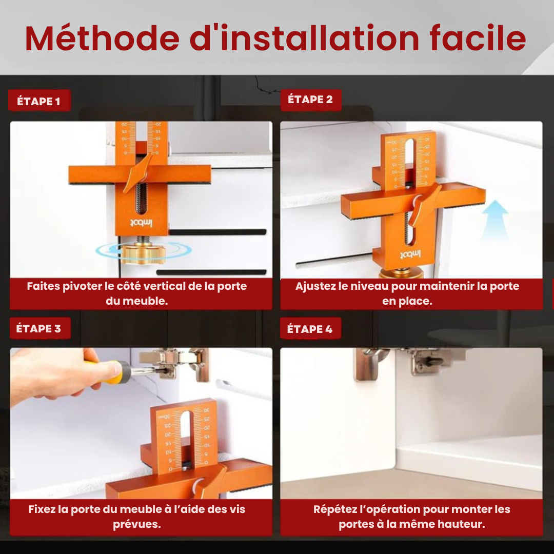 DoorPerfect™ | Align And Secure Cabinet Doors Like A Pro