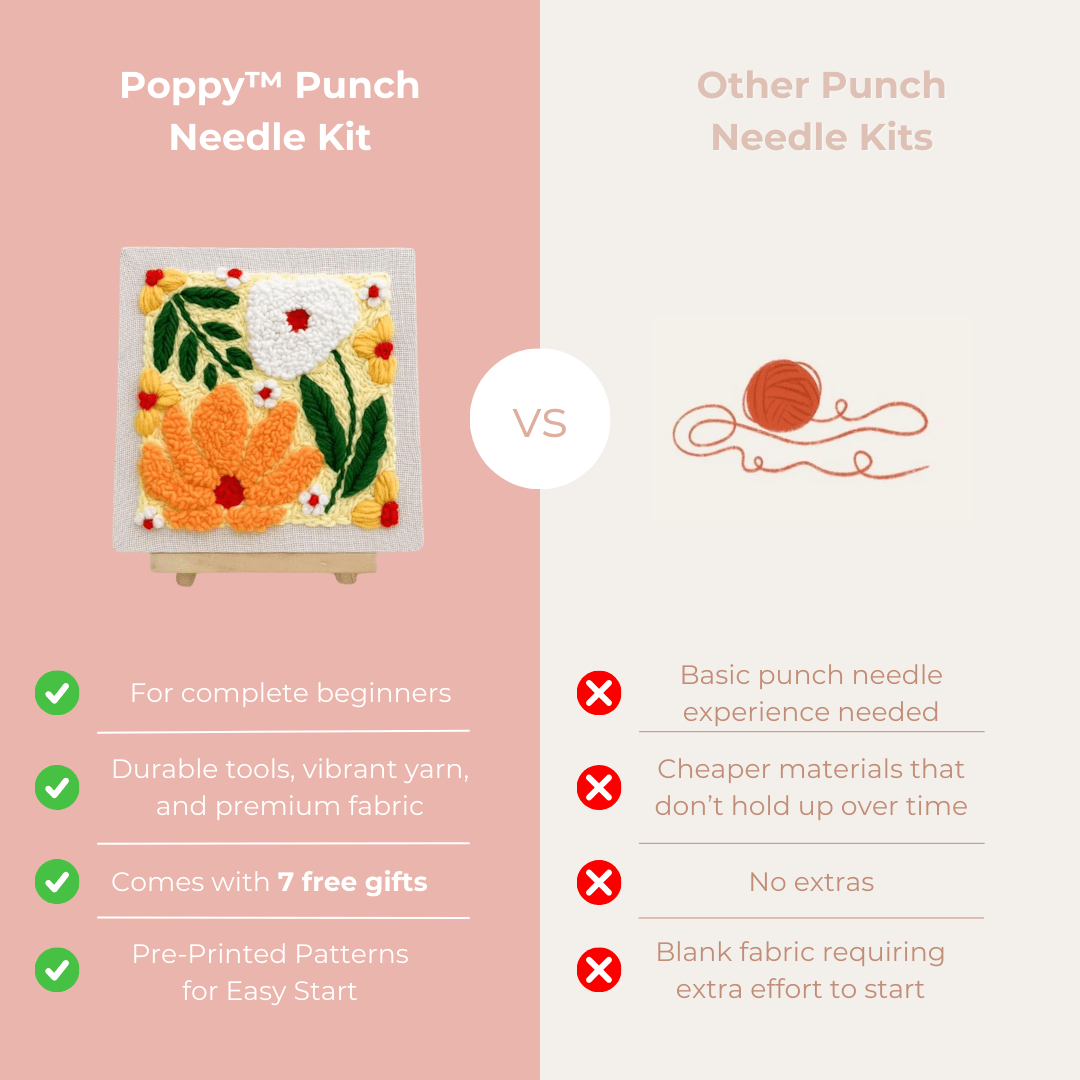 PunchCraft™ | Punch Needle Embroidery Kit