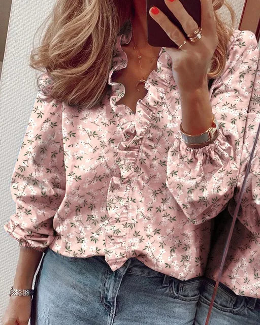 Veya™ | Sophisticated Ruffle Blouse