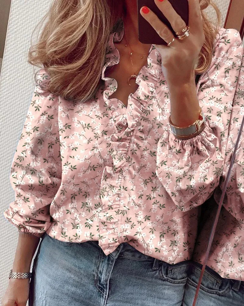 Veya™ | Sophisticated Ruffle Blouse