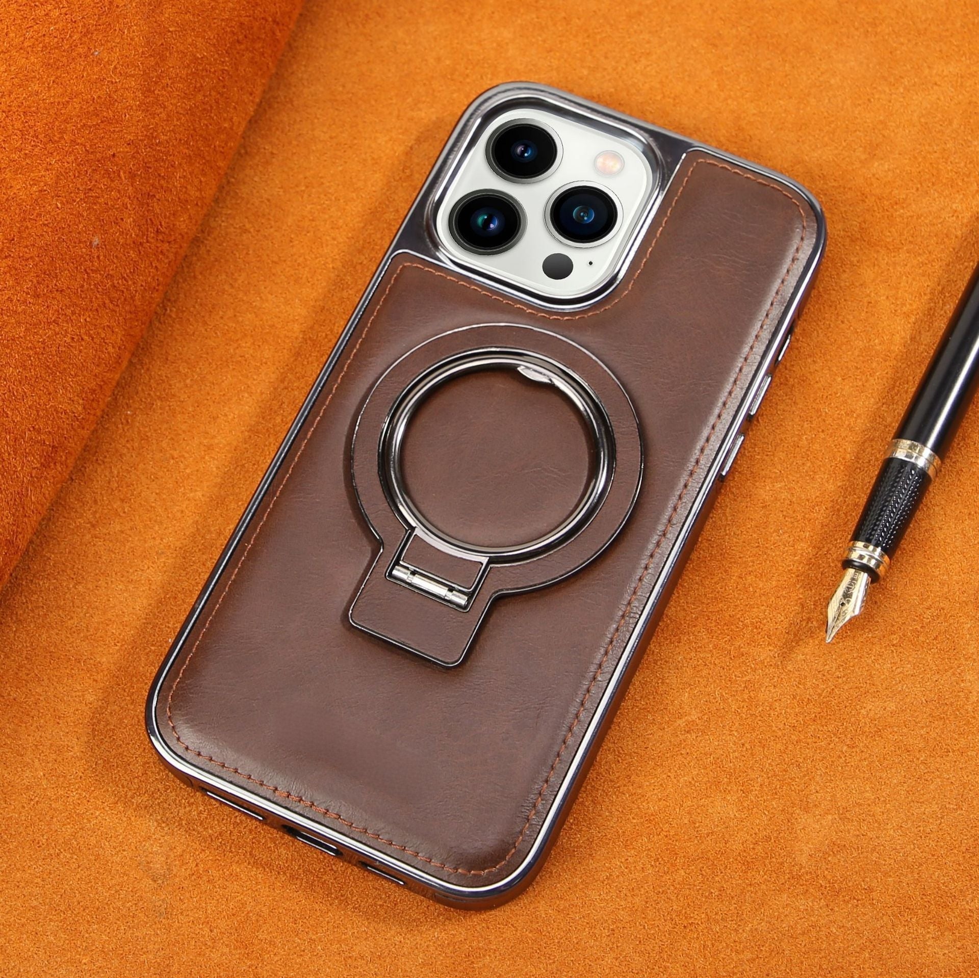 LuxVerge™ | Secure Your iPhone in Leather Luxury
