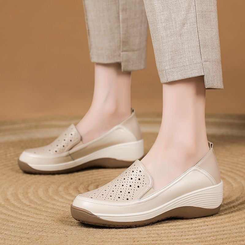 Olivia™ | Ergonomic Soft Leather Slip-On Shoes with Soft Sole