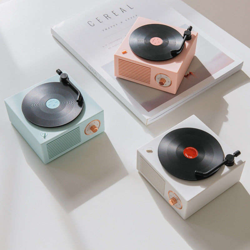 Retro Vinly Record Player Style Bluetooth Speaker
