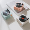 Retro Vinly Record Player Style Bluetooth Speaker