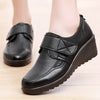 Emily™ | Comfortable Leather Wedge Shoes with Secure Velcro Strap for All-Day Comfort