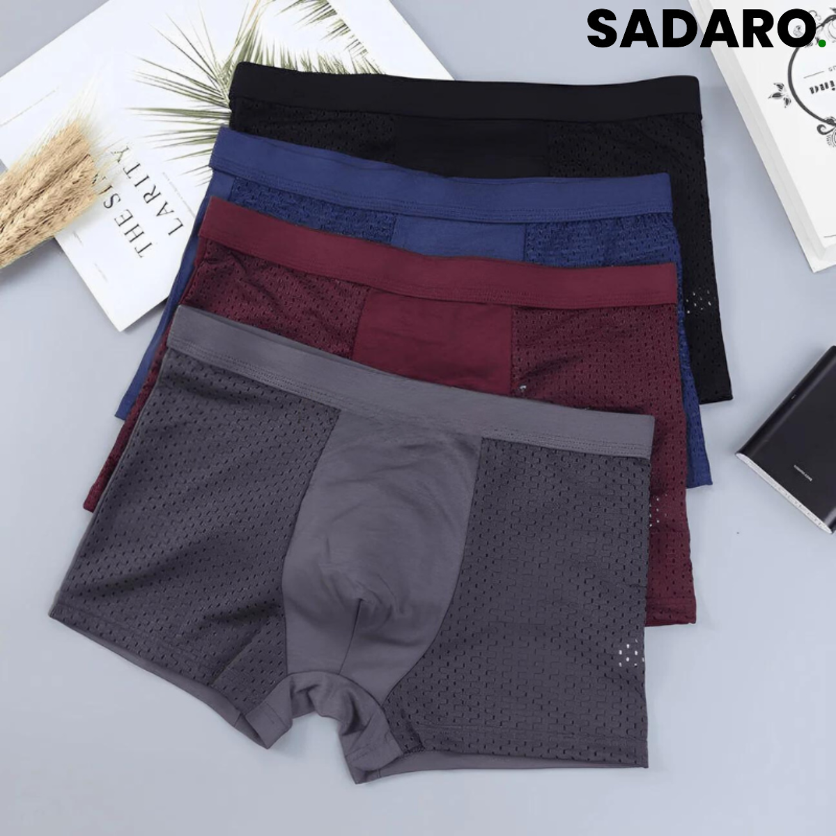 SANDARO™ | BAMBOO FIBER BOXER SHORTS FOR ALL DAY COMFORT
