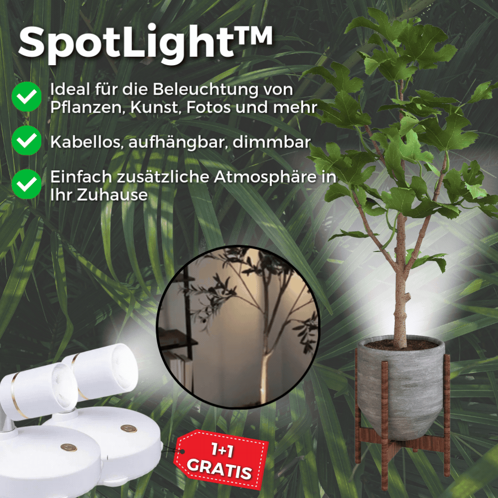 GlowBeam™ | Portable Wireless LED Spotlight – Brighten Any Space with Ease
