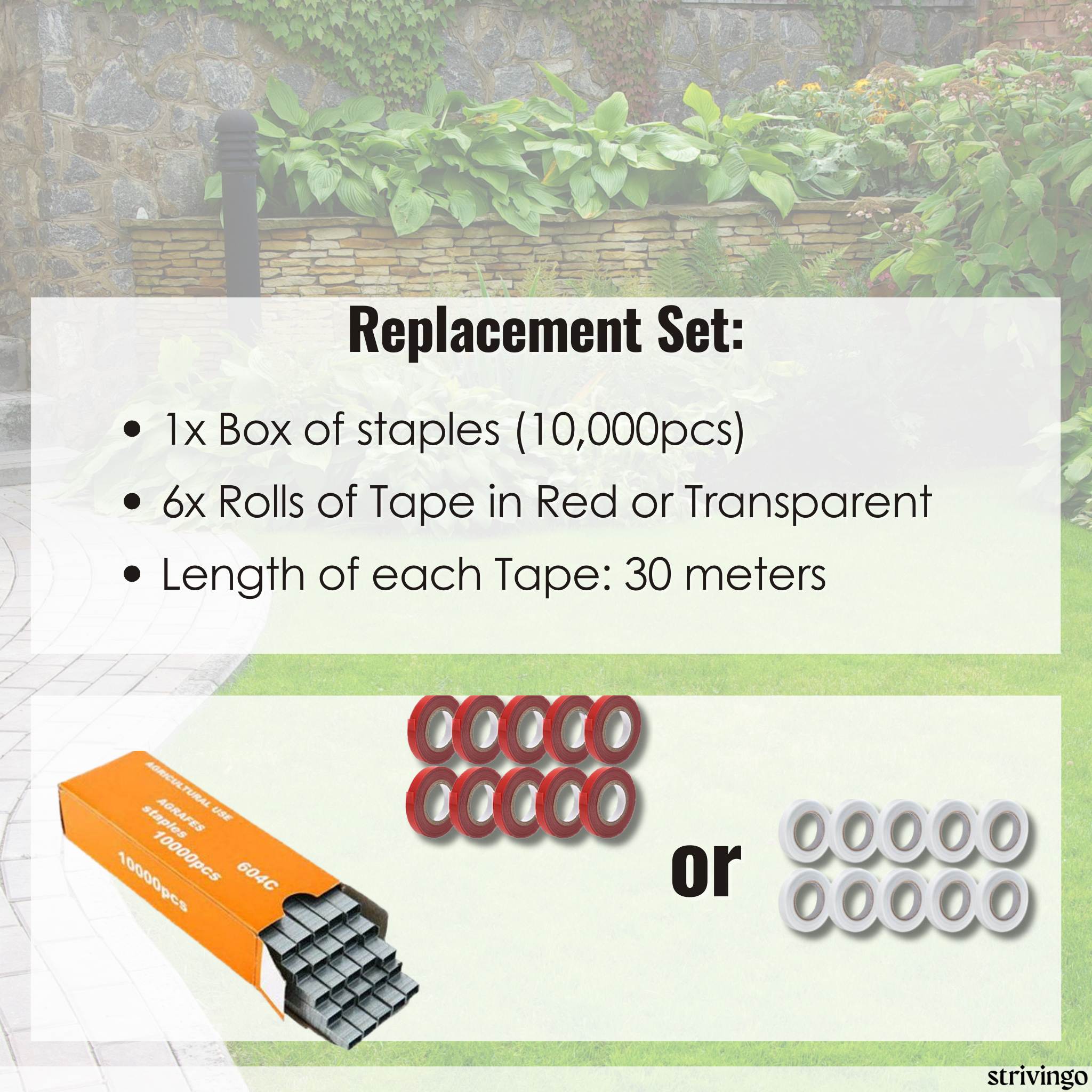 PlantTie™ | TieUp Plant Tying Machine with 10 Rolls of Tape