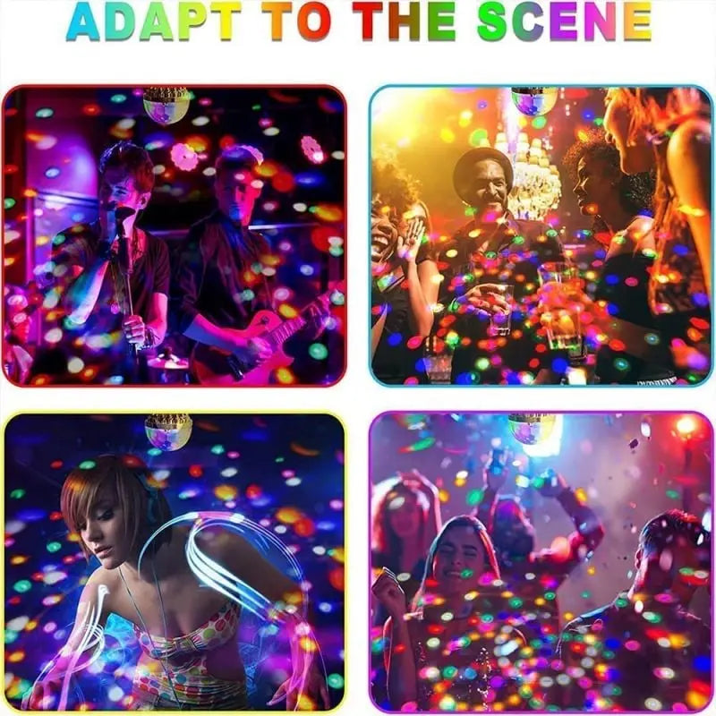 PartyGlow™ | Spin Up The Fun With Vibrant Rotating Lights