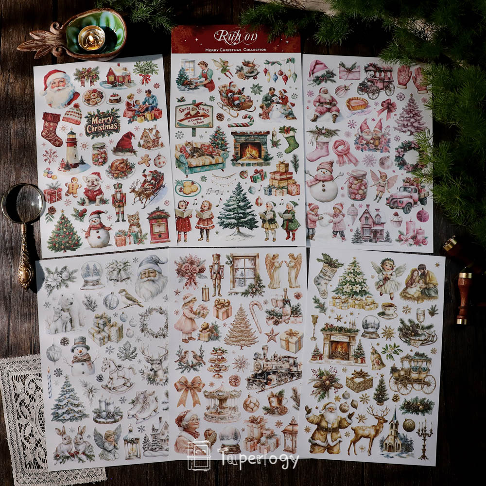 HolidayHue™ | Rub-On Holiday Joy — One Sticker at a Time!