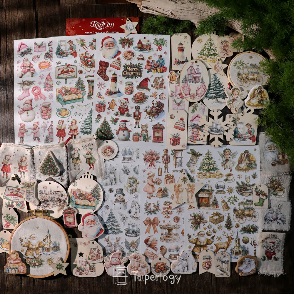 HolidayHue™ | Rub-On Holiday Joy — One Sticker at a Time!