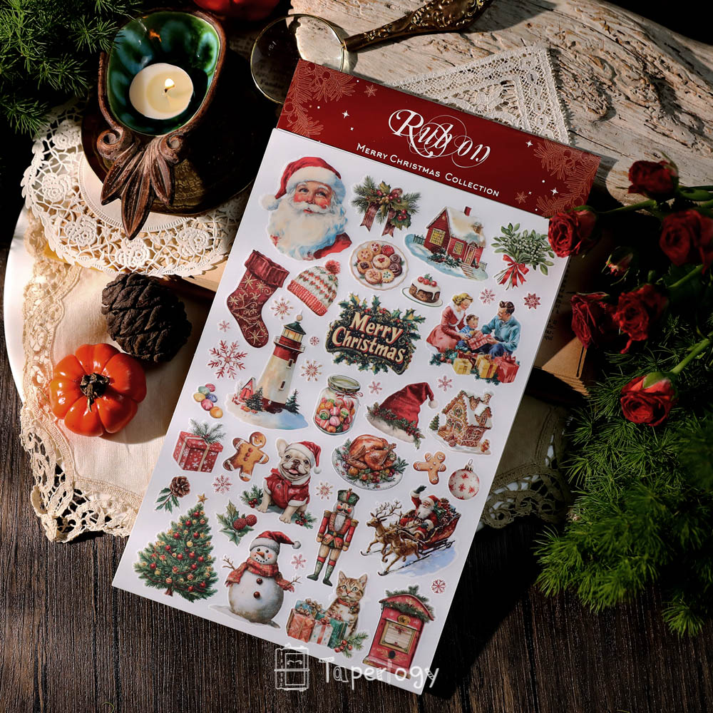 HolidayHue™ | Rub-On Holiday Joy — One Sticker at a Time!