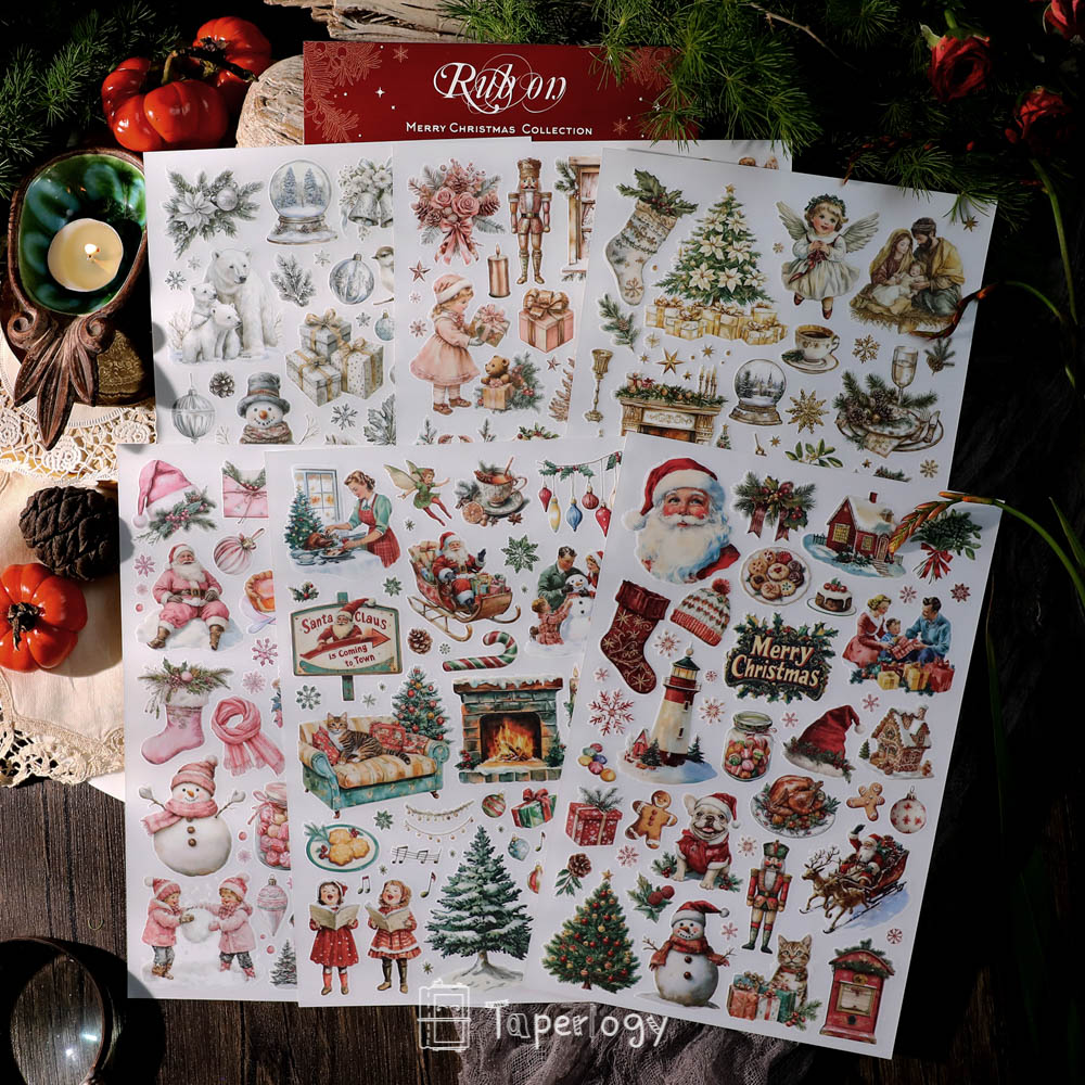 HolidayHue™ | Rub-On Holiday Joy — One Sticker at a Time!