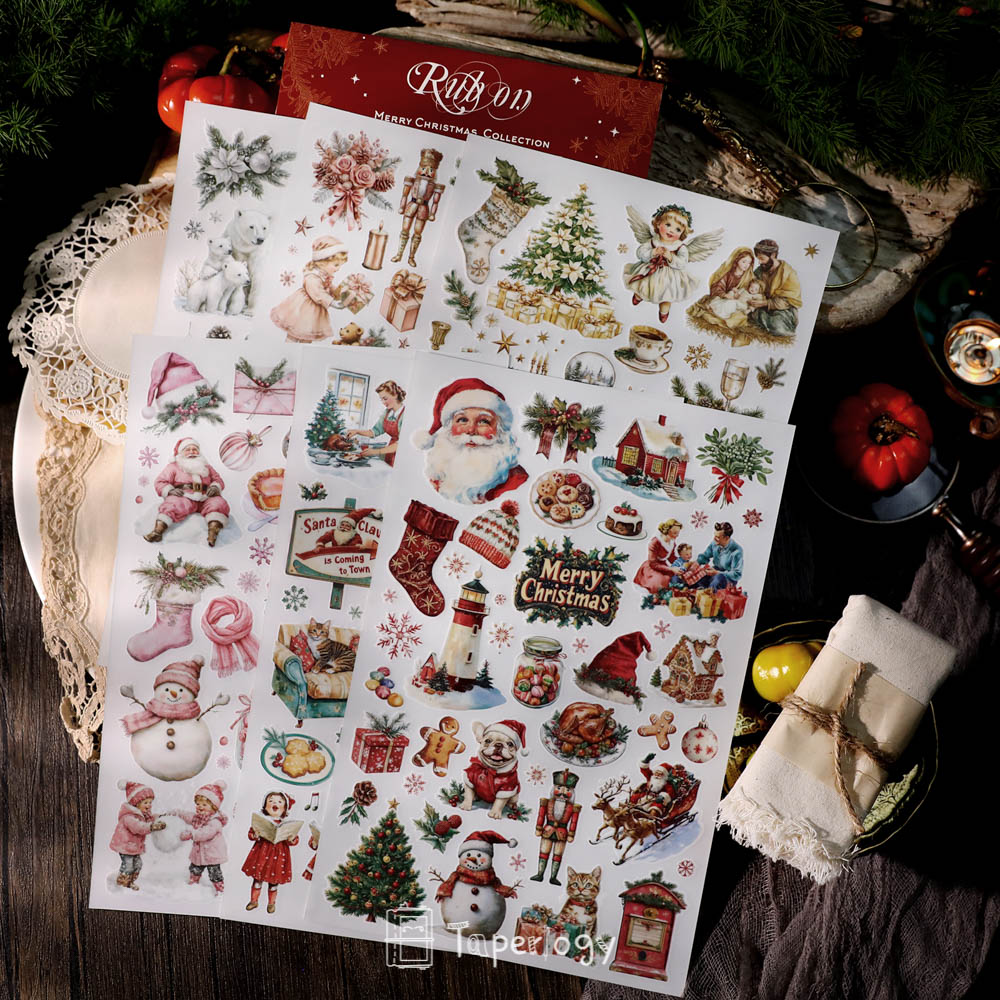 HolidayHue™ | Rub-On Holiday Joy — One Sticker at a Time!