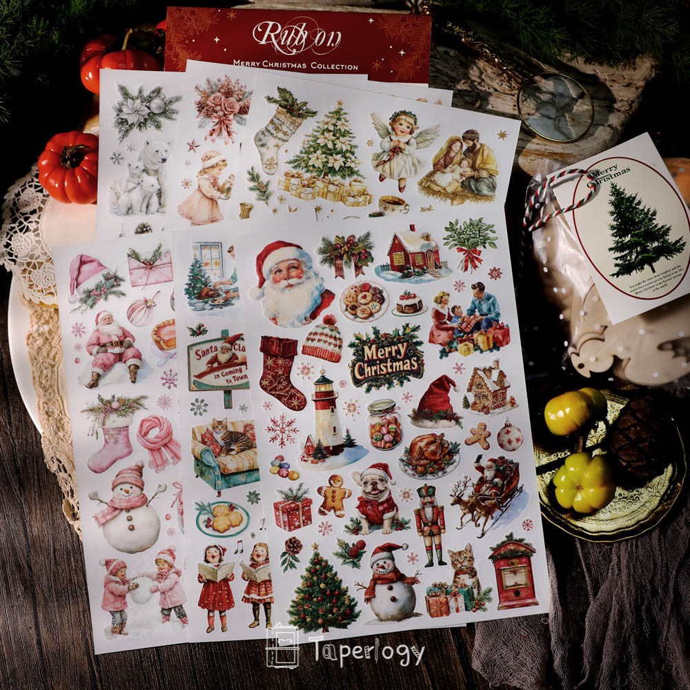 HolidayHue™ | Rub-On Holiday Joy — One Sticker at a Time!