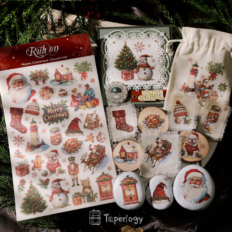 HolidayHue™ | Rub-On Holiday Joy — One Sticker at a Time!