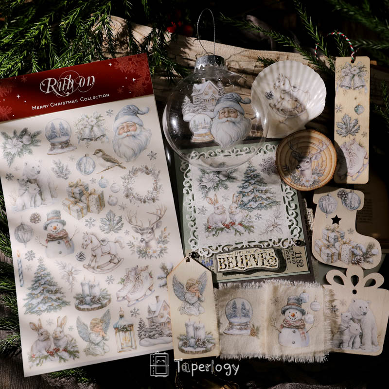 HolidayHue™ | Rub-On Holiday Joy — One Sticker at a Time!