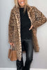 Meriam™ | Warm winter coat with leopard print