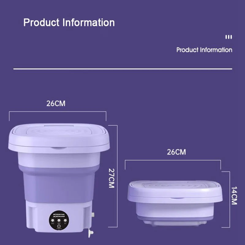 FlexiWash™ | Portable Foldable Washing Machine
