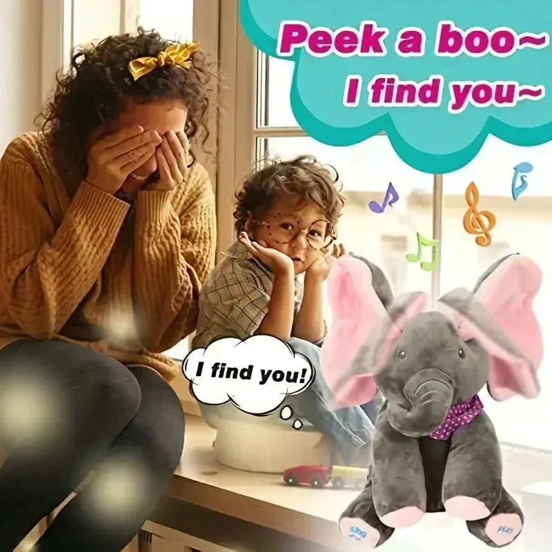 Jumbo™ | Peek-A-Boo Elephant Plush