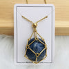 DiamondLuxe™ | Crystal Gemstone Necklace