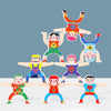 BalanceBots™ | Montessori Balancing Acrobat Set