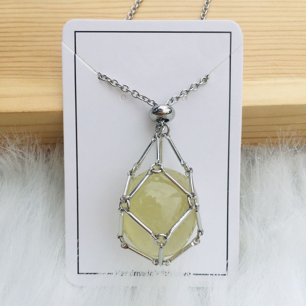 DiamondLuxe™ | Crystal Gemstone Necklace