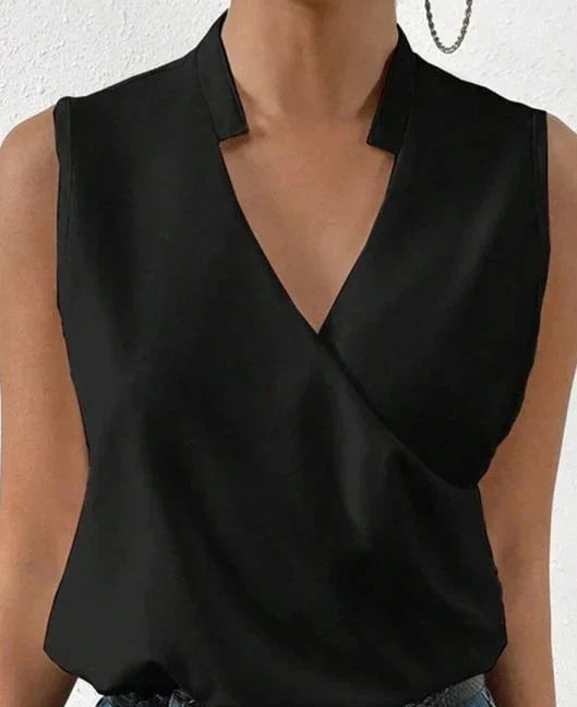 Beatrix™ | Refined Sleeveless Plain Top