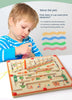 DesertWaves™ | Wooden Magnetic Maze Board Game for Children