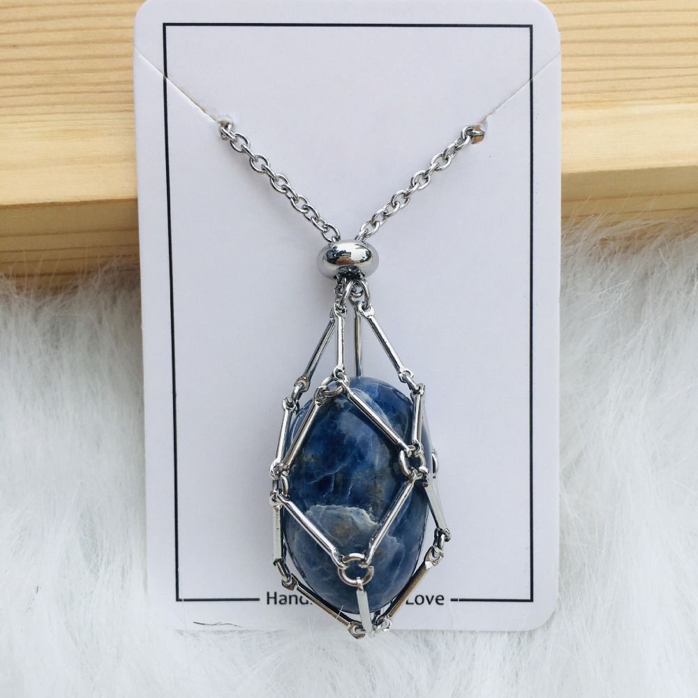 DiamondLuxe™ | Crystal Gemstone Necklace