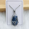 DiamondLuxe™ | Crystal Gemstone Necklace
