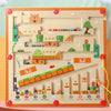 DesertWaves™ | Wooden Magnetic Maze Board Game for Children