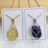 DiamondLuxe™ | Crystal Gemstone Necklace