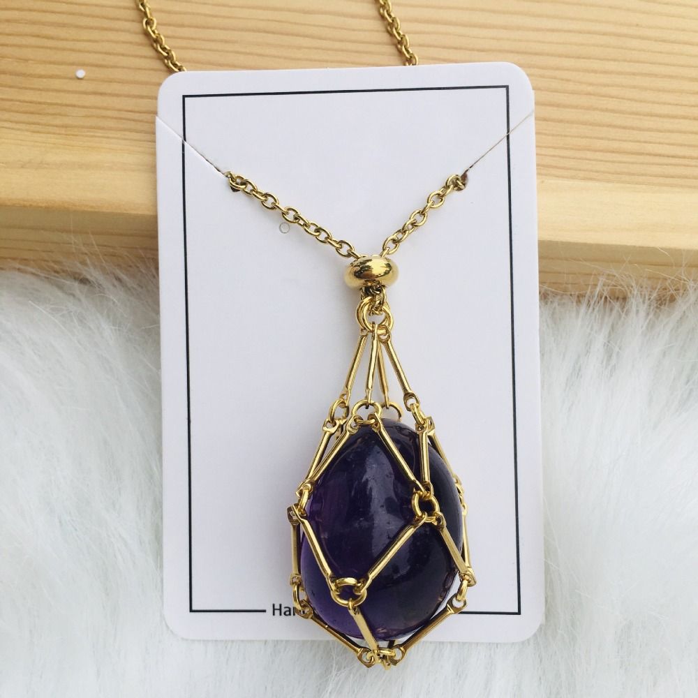 DiamondLuxe™ | Crystal Gemstone Necklace