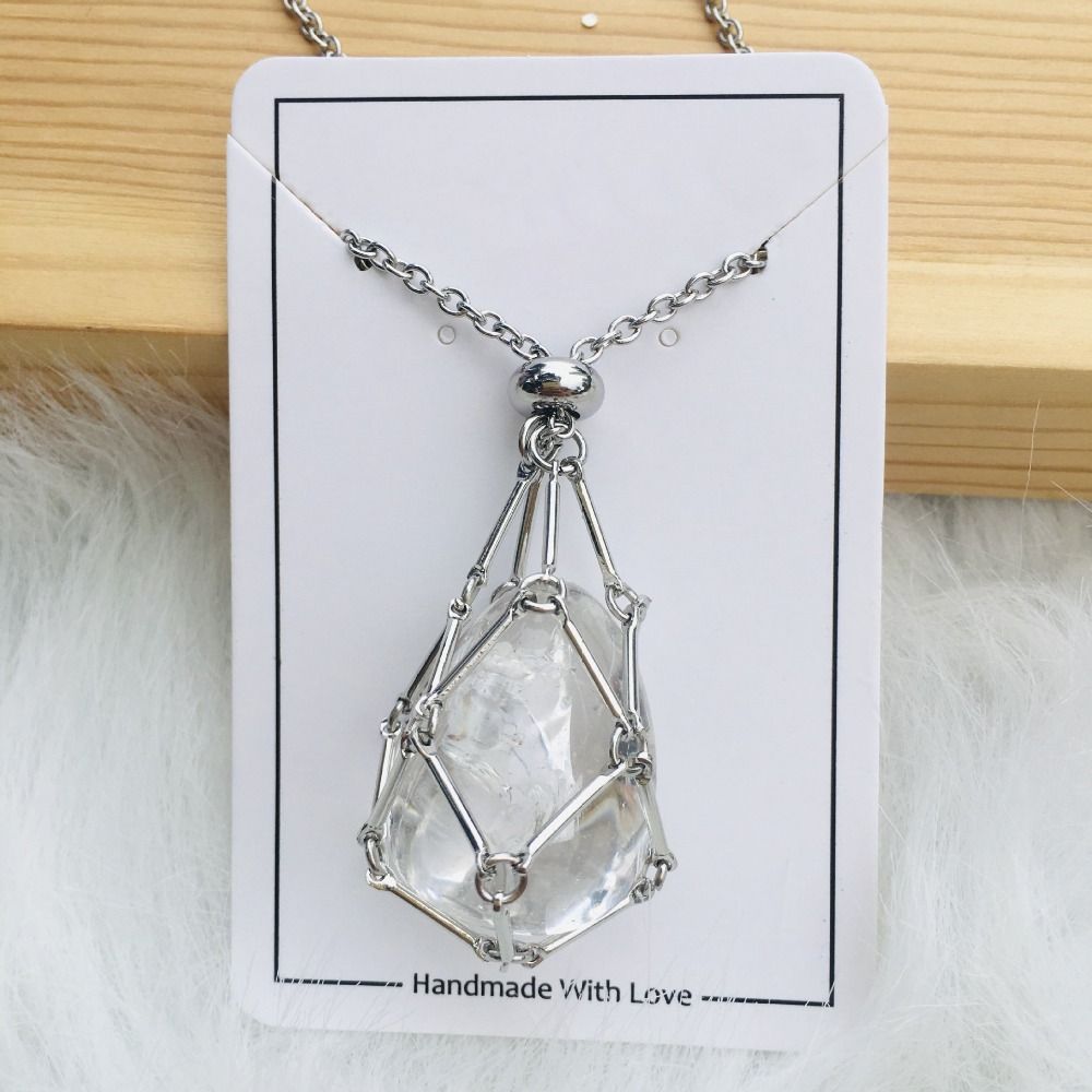 DiamondLuxe™ | Crystal Gemstone Necklace