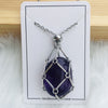 DiamondLuxe™ | Crystal Gemstone Necklace