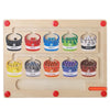 DesertWaves™ | Wooden Magnetic Maze Board Game for Children