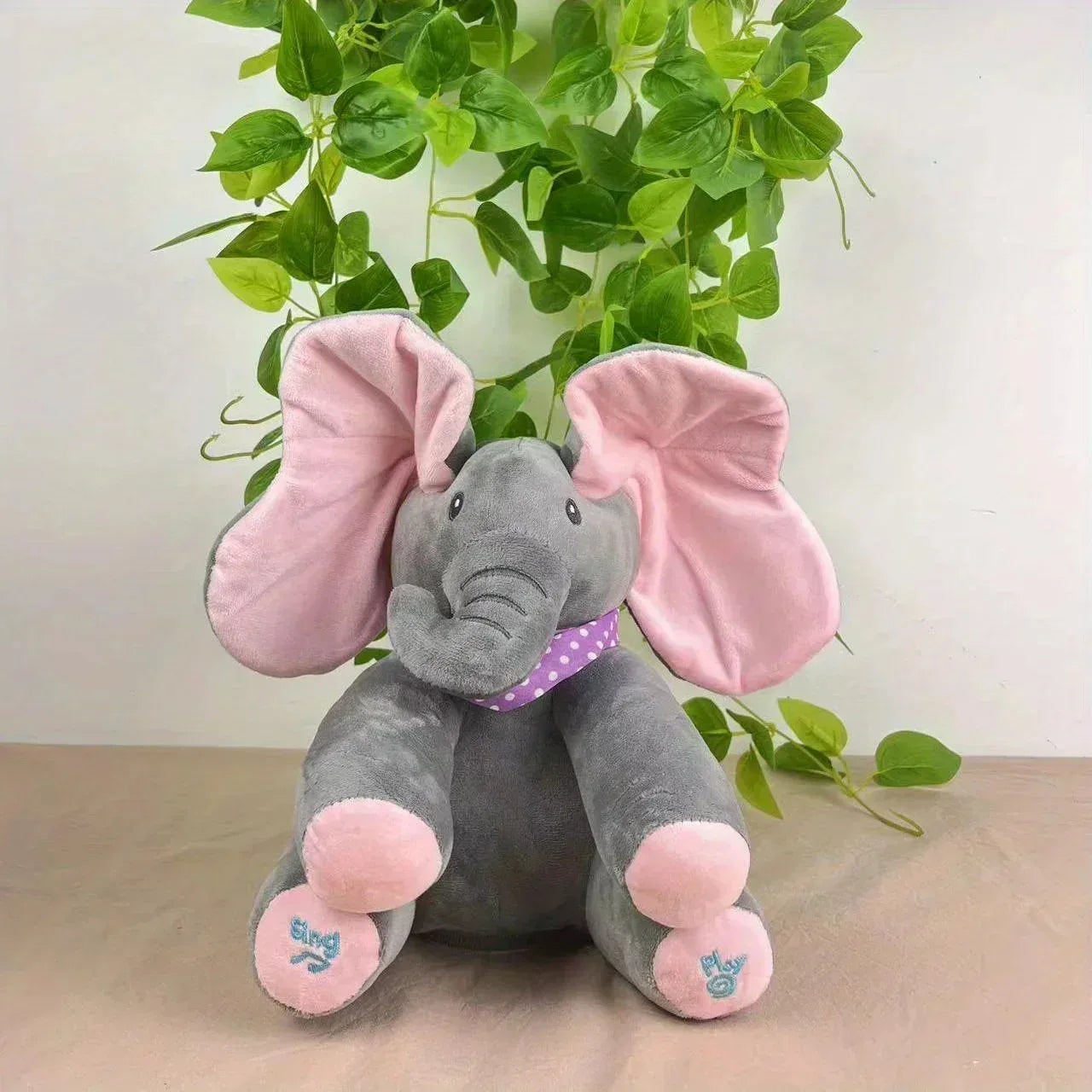 Jumbo™ | Peek-A-Boo Elephant Plush