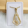 DiamondLuxe™ | Crystal Gemstone Necklace