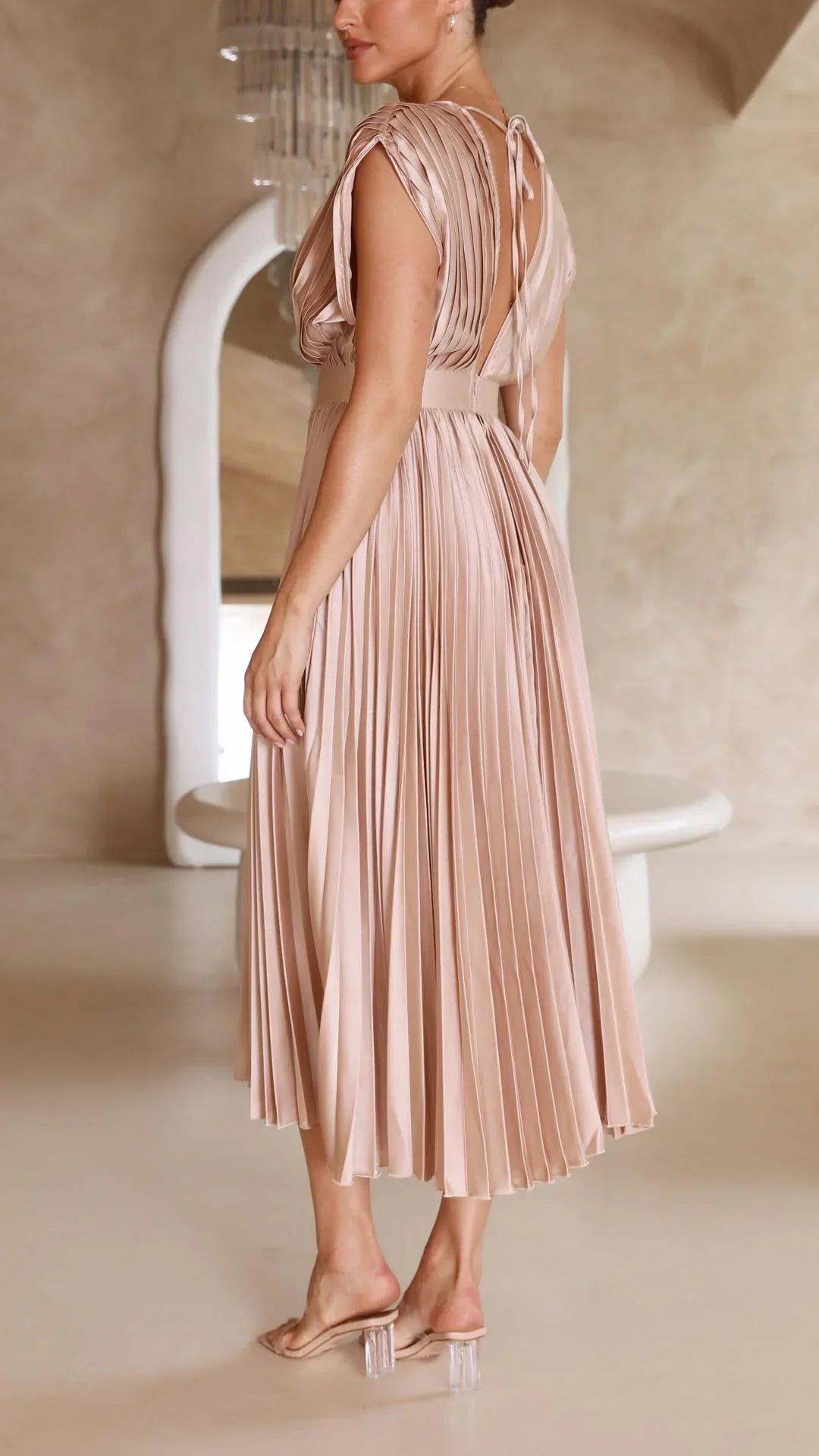 Ana™ | Elegant V-neck Dress